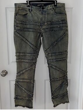 Legendary Status Men's Jeans Thrashed Distressed Size 36 36x32